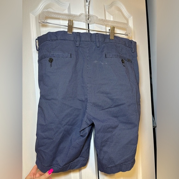 Michael Kors - Breathable Casual Basic Men's Blue Patterned Shorts in Size 34 - Picture 2 of 8